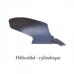 Versoir hélicoïdal cylindrique
