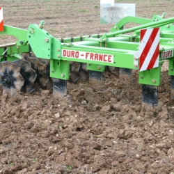 Terrage réalisé avec le rouleau