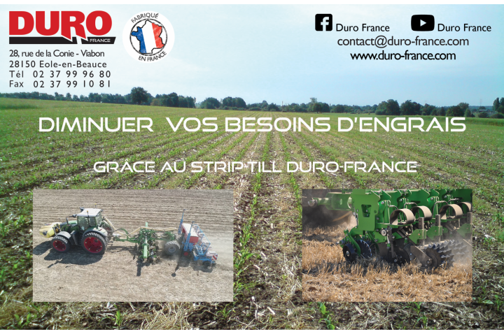 Strip-till = économie d'engrais