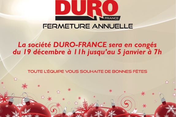 FERMETURE POUR CONGE ANNUEL 2025
