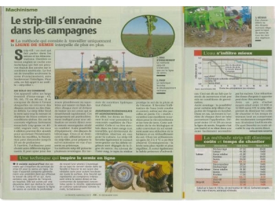 Le Strip till s'enracine dans nos campagnes